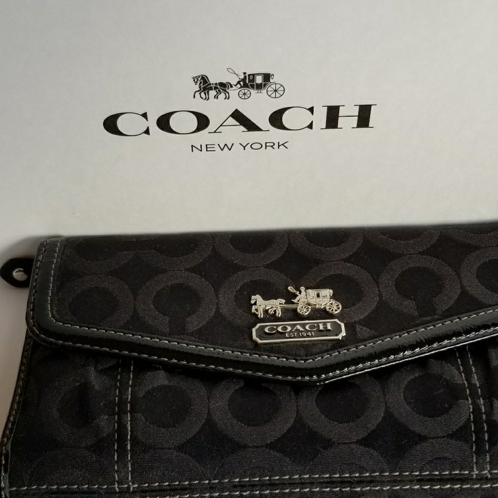 Coach Signature Series Wallet black